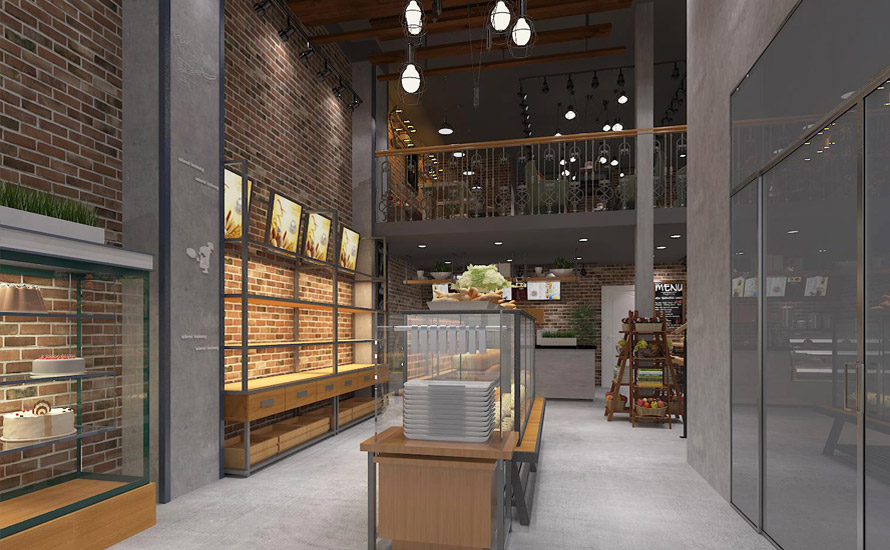 綿陽裝修案例布雷格英式烘焙店 