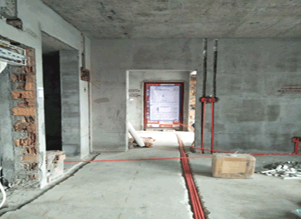 綿陽知名裝修公司在建工地東辰永興國際